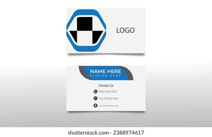 Modern busness card design template
