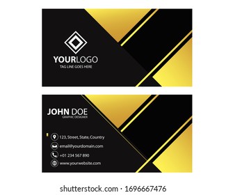 Modern Bussines Card. Creative And Elegant Business Card Design. Simple Business Card Template. Vector Illustration.