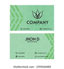 Modern Bussines Card. Simple Business Card Design.