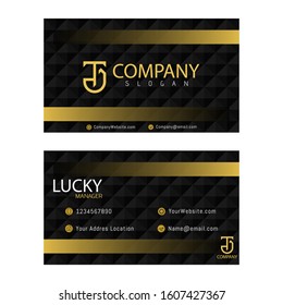 Modern bussines card. Simple business card design. Creative and elegant business card design. Simple business card template.