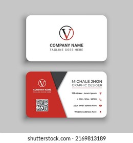 Modern Bussines Card. Simple Business Card Design. Creative And Elegant Business Card Design. Simple Business Card Template