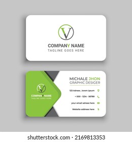 Modern Bussines Card. Simple Business Card Design. Creative And Elegant Business Card Design. Simple Business Card Template