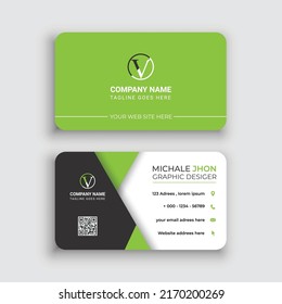 Modern Bussines Card. Simple Business Card Design. Creative And Elegant Business Card Design. Simple Business Card Template