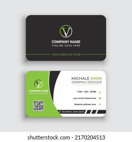 Modern Bussines Card. Simple Business Card Design. Creative And Elegant Business Card Design. Simple Business Card Template