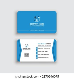 Modern Bussines Card. Simple Business Card Design. Creative And Elegant Business Card Design. Simple Business Card Template