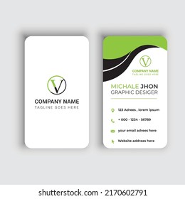 Modern Bussines Card. Simple Business Card Design. Creative And Elegant Business Card Design. Simple Business Card Template