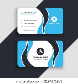 Modern Bussines Card. Simple Business Card Design. Creative And Elegant Business Card Design. Simple Business Card Template