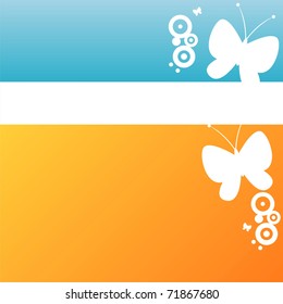 modern butterfly background