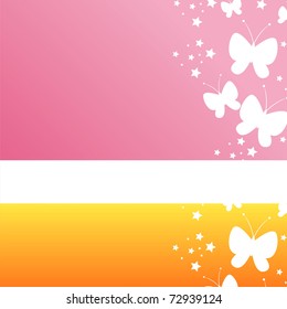 modern butterfly background