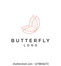 modern butterfly logo design