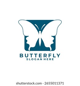 Moderno vetor de design de logotipo borboleta. Ícone de logotipo de aplicativos borboleta