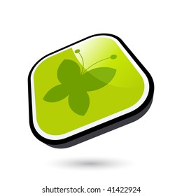 modern butterfly sign