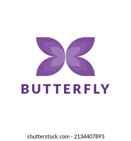 modern butterfly vector logo design