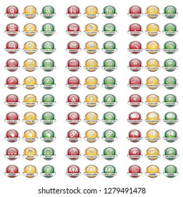 Modern Button Set Vector SEO SEM for the creative use in graphic design