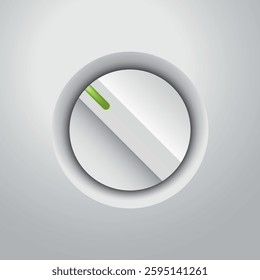 Modern button sign circle minimalist for decoration