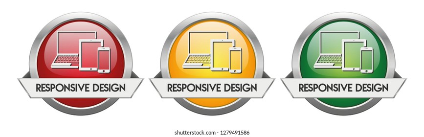Modern Button Vector Responsive Design for the creative use in graphic design