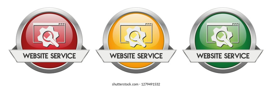 Modern Button Vector Website Service for the creative use in graphic design