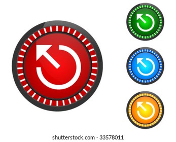modern buttons with arrows