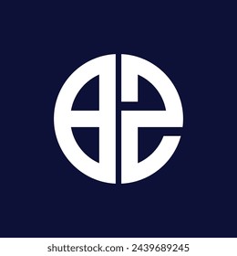 Modernes BZ Circle Logo Design