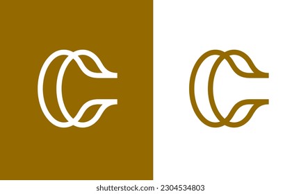 Modern C Letter for Beauty Logo Design, Fashion Logo Template