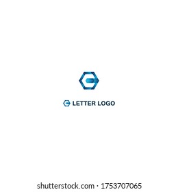 Modern C letter logo design vector