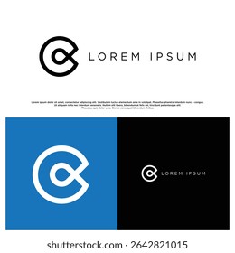 Modern C letter logo with strong visual impact, ideal for startups, digital platforms, or contemporary brands.