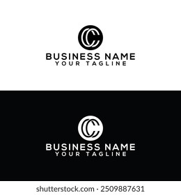 Modernes C Logo Design. Abstrakter Anfangsbuchstabe C Logo MINIMAL C Logo Design Template 