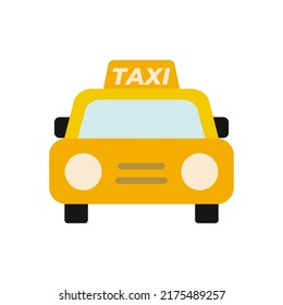 Moderne Führersymbol. Taxi-Symbol. Vektorgrafik.