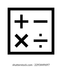 Modern calculator icon for mobile apps and design. Finances conceps. Vector isolated on white background.