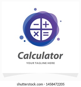 Modern Calculator Logo Design Template