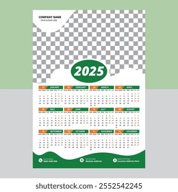 Modern Calendar Design Template, calendar, new year calendar design, creative template, calendar design