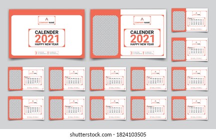 modern calender tamplate design 2021