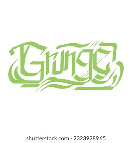 Modern Calligraphy Lettering Text of Grunge ,good for graphic design resouces, events, posters, tempates, prints, posters, and more.