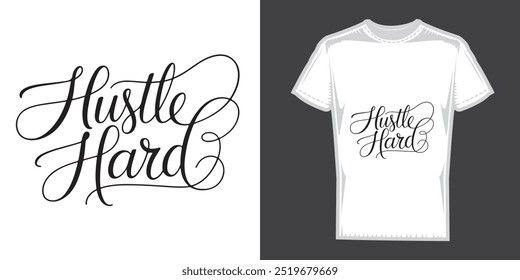 Modern Calligraphy Minimalist T-Shirt Design