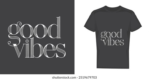 Modern Calligraphy Minimalist T-Shirt Design