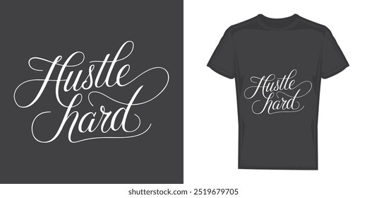 Moderna caligrafia minimalista T-Shirt Design