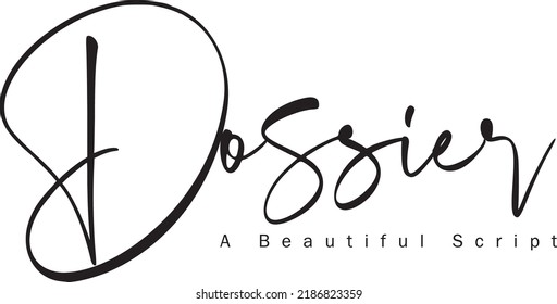 Modern calligraphy text. Vector hand-drawn illustration black and white
