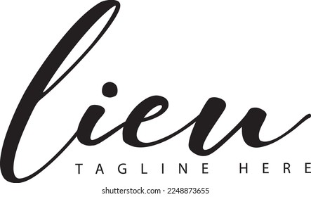 Modern calligraphy text. Vector hand-drawn illustration black and white
