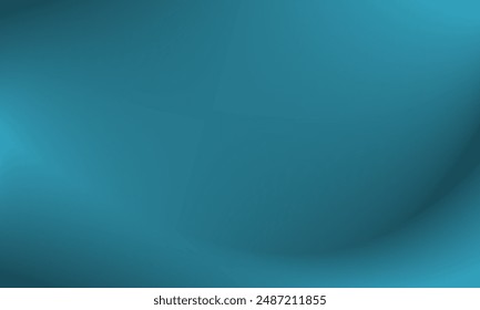 Modern calm blue color gradient transition background. Flat and blank template overlay decoration