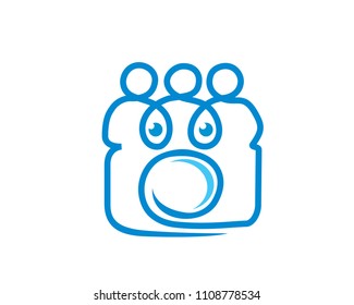 Modern Camera Apps Sharing Social Networking Logo Illustration In Isolated White Background