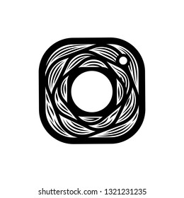 Modern camera icon. - Vector