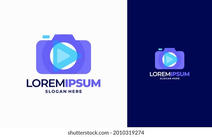 Modern Camera photography logo icon vector template
