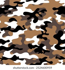 
modern camouflage background, stylish vector pattern, military texture