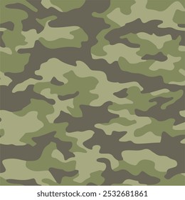 Moderno vetor de fundo de camuflagem impressão sem emenda, textura repetida, padrão clássico do exército
