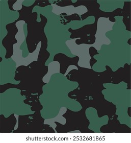 Impresión inconsútil moderna del Vector del fondo del camuflaje, textura de la repetición, modelo clásico del ejército
