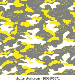 Modern camouflage geometric style seamless pattern