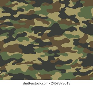 modern camouflage military pattern, vector illustration for textiles, fashion print