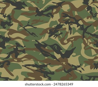 
modern camouflage military uniform texture, modern texture, vector illustration seamless pattern