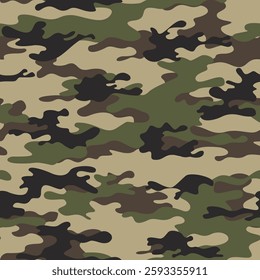 
modern camouflage pattern, army background, vector illustration for print