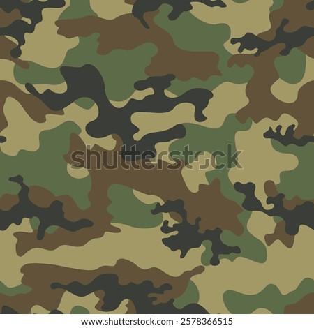 
modern camouflage pattern, army texture on fabric print, fashionable stylish design